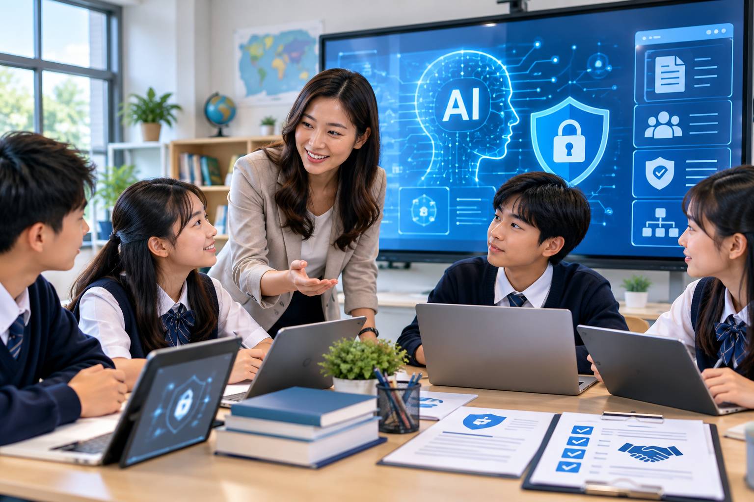 Chuẩn An To&agrave;n AI Trong Trường Học 2026 C&oacute; G&igrave; Đ&aacute;ng Ch&uacute; &Yacute;?