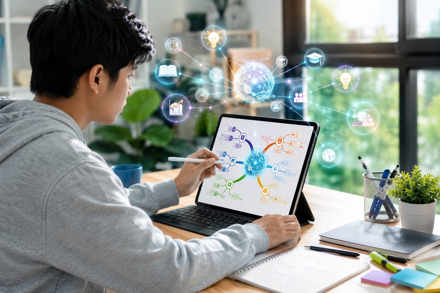 Ứng Dụng Thuật To&aacute;n AI Tạo Sơ Đồ Tư Duy Tự Động Trong Học Tập