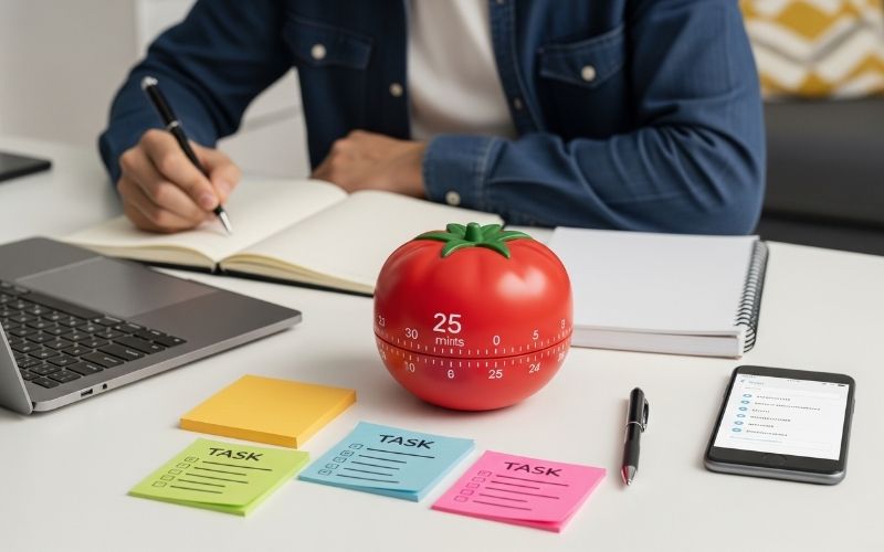 Phương pháp Pomodoro giúp tăng hiệu suất học tập và công việc