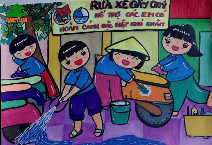 Những tác phầm hội họa của họa sĩ nhí Trần Phạm Trà My 