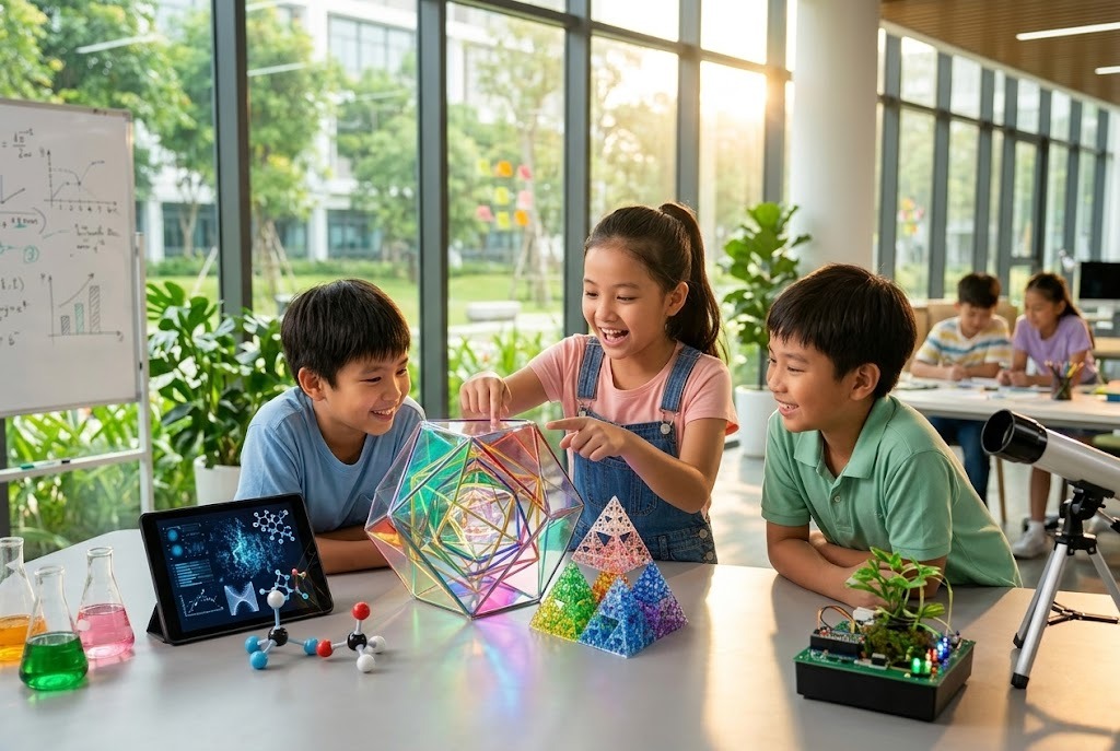 Phương pháp giúp trẻ yêu thích Toán tư duy và khoa học trên SnetUni 