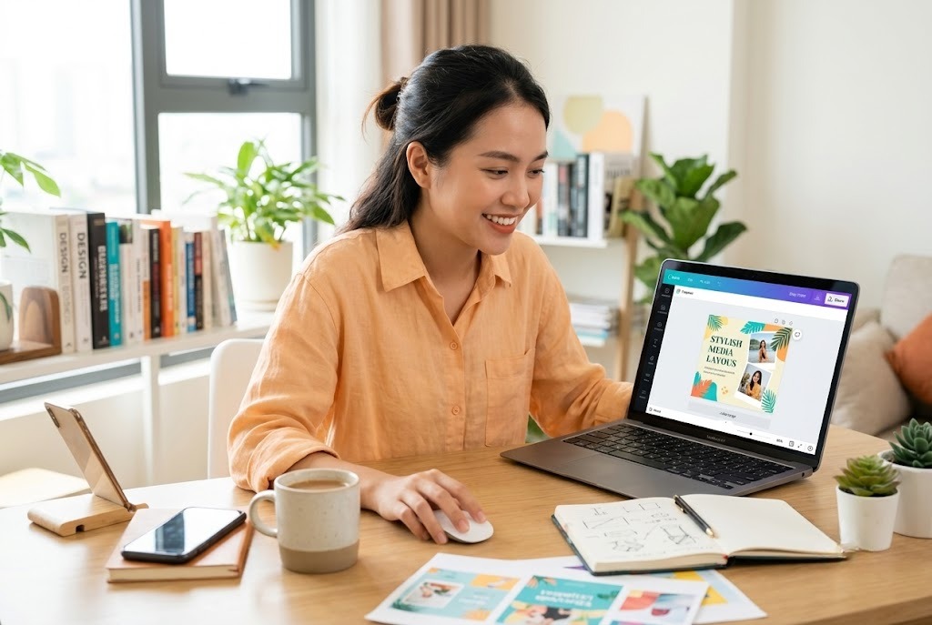 Thiết kế template canva có thể tạo ra nguồn thu nhập thụ động online mong ước