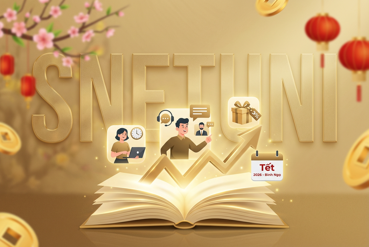 SNETUNI - Người bạn đồng hành tin cậy trên hảnh trình phát triển bản thân cho năm mới 2026 đầy bứt phá 