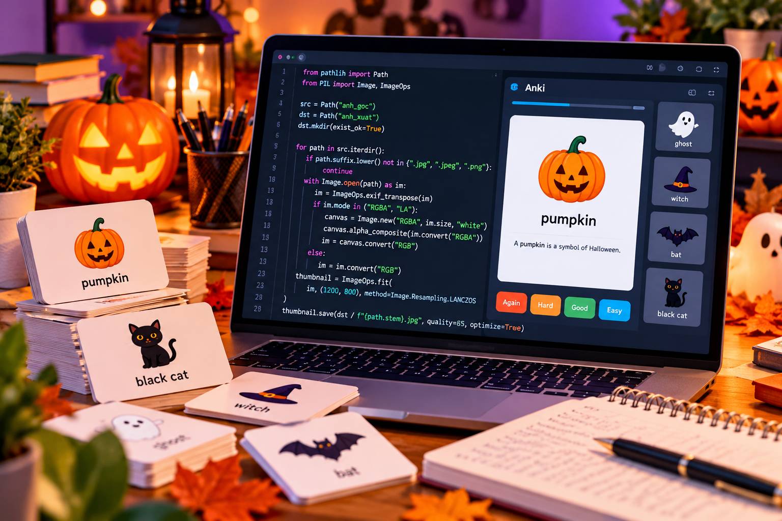 Sử dụng trí tuệ nhân tạo quét tài liệu để tự động tạo flashcard Anki hàng loạt nhanh chóng