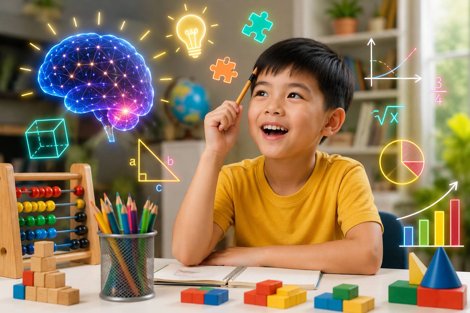 Toán tư duy mang lại nhiều lợi ích tuyệt vời cho não bộ của trẻ 