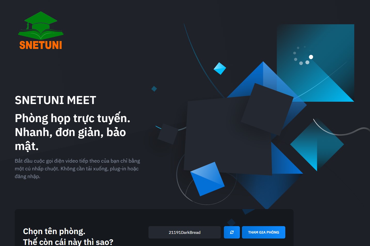 SnetUni Meet - Nền tảng học tập tương tác trực tuyến hiện đại kết nối tri thức nhanh chóng - linh hoạt - tiết kiệm thời gian và chi phí 